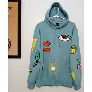 Insomniac EDC All Are Welcome Hoodie PLUR Rave Festival EDM Streetwear RARE SZ M